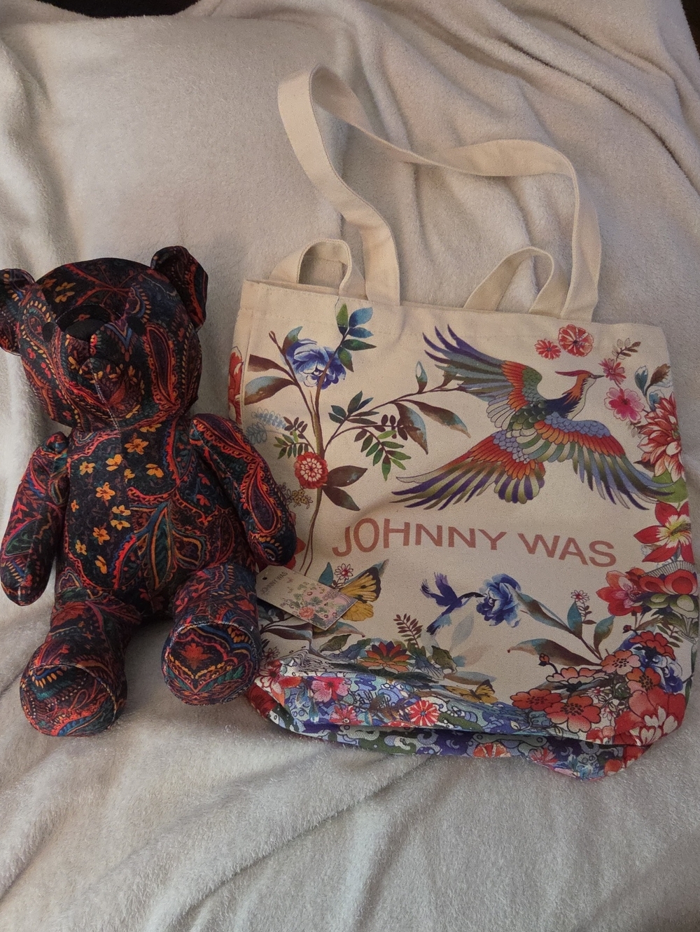 NWT Johnny Was Mystic Wonder Bear And Tote